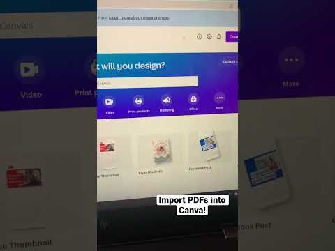 Import & Edit PDFs Using Canva | Tutorial