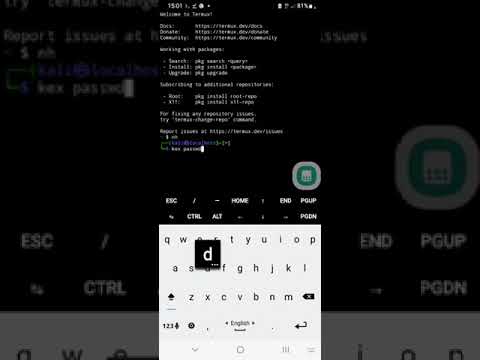 How To Reset Kex Nethunter Password