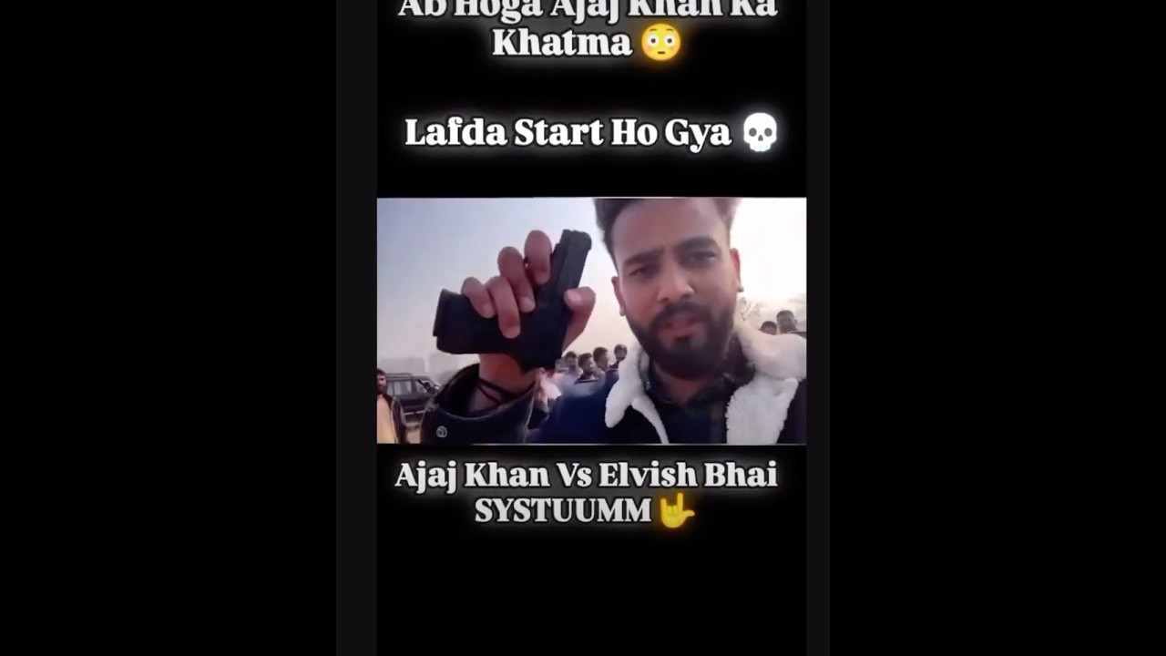 Elvish Yadav with Gun 😳
