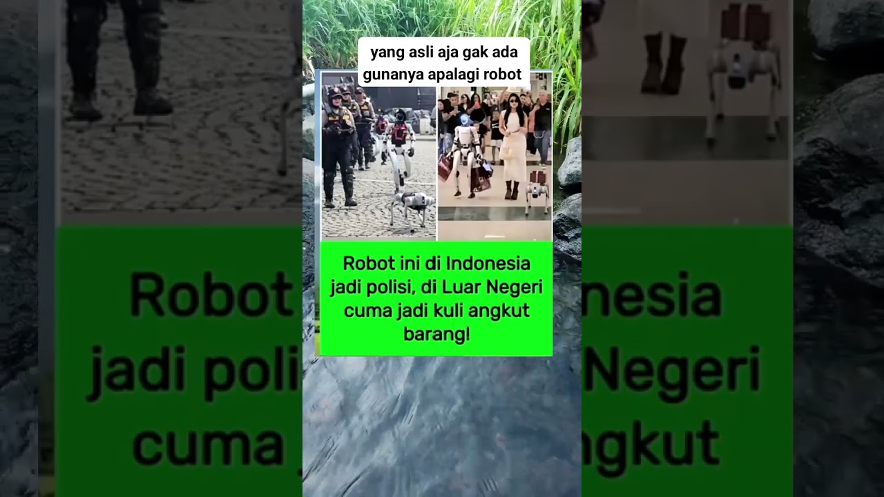 Robot Polisi di Luar Negeri Hanya Jadi Kuli Barang 🚓