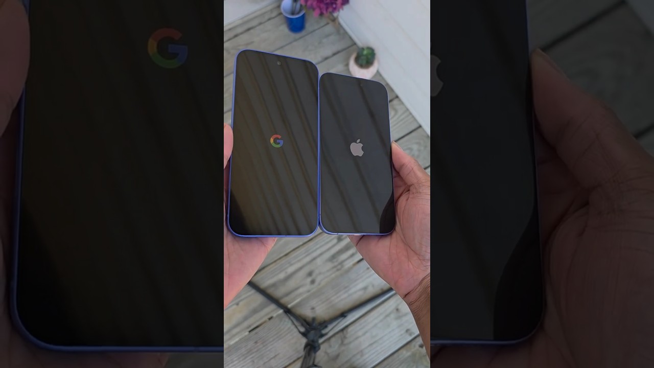 IPhone 16 VS Pixel 10 Design Boot Up Test