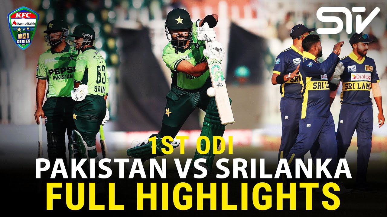 Pakistan vs Sri Lanka 2025 1st ODI Full Highlights 🏏 | Exciting Action & Key Moments