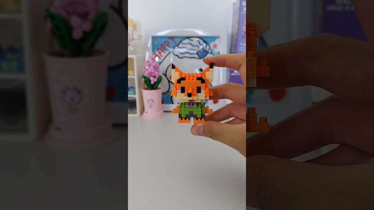 ASMR Bricks: Nick Wilde Zootopia Build 🧱