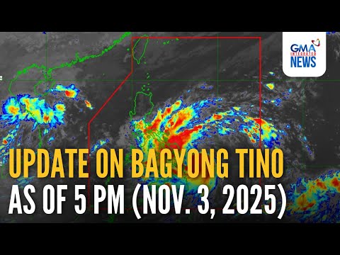 LIVE - Update on Bagyong Tino as of 5 PM (Nov. 3, 2025) - Replay | GMA Integrated News