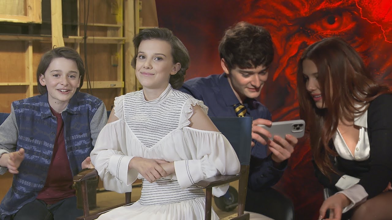 Millie & Noah React to 'Stranger Things' Throwback 🎬