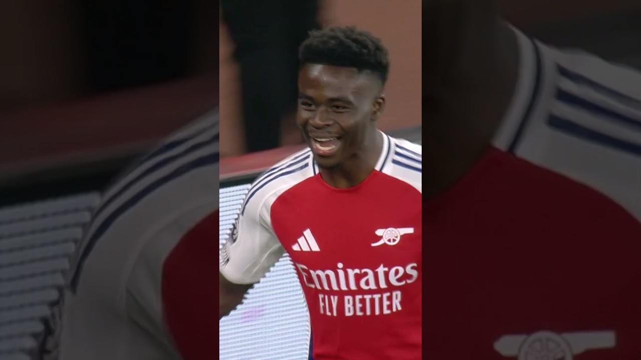 SAKA SCORES 6 MINUTES INTO RETURN!