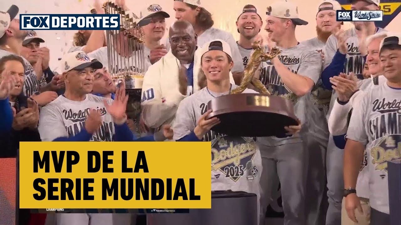 Yoshinobu Yamamoto, MVP de la Serie Mundial 2025 ⚾️