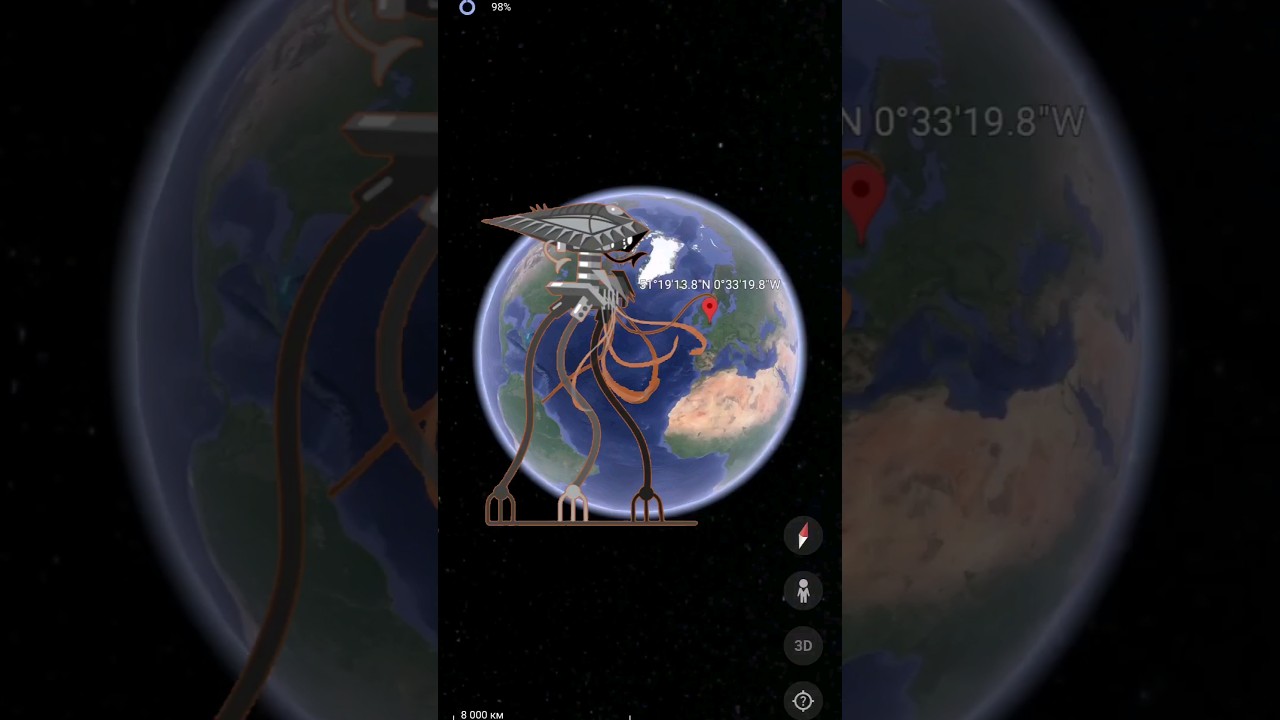 Unusual Tripod Spotted on Google Earth & Maps 📍