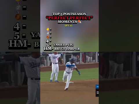 Top 5 postseason perfect perfect moments #mlb #baseball #postseason #perfect