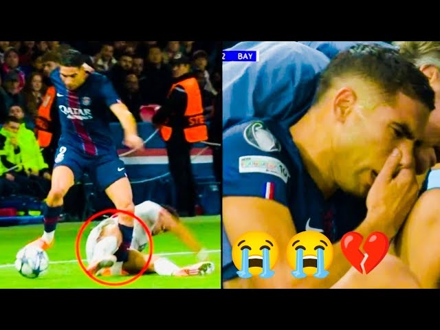 Shocking Injury: Achraf Hakimi Takes Hard Hit from Luis Diaz in PSG vs Bayern Munich 2025