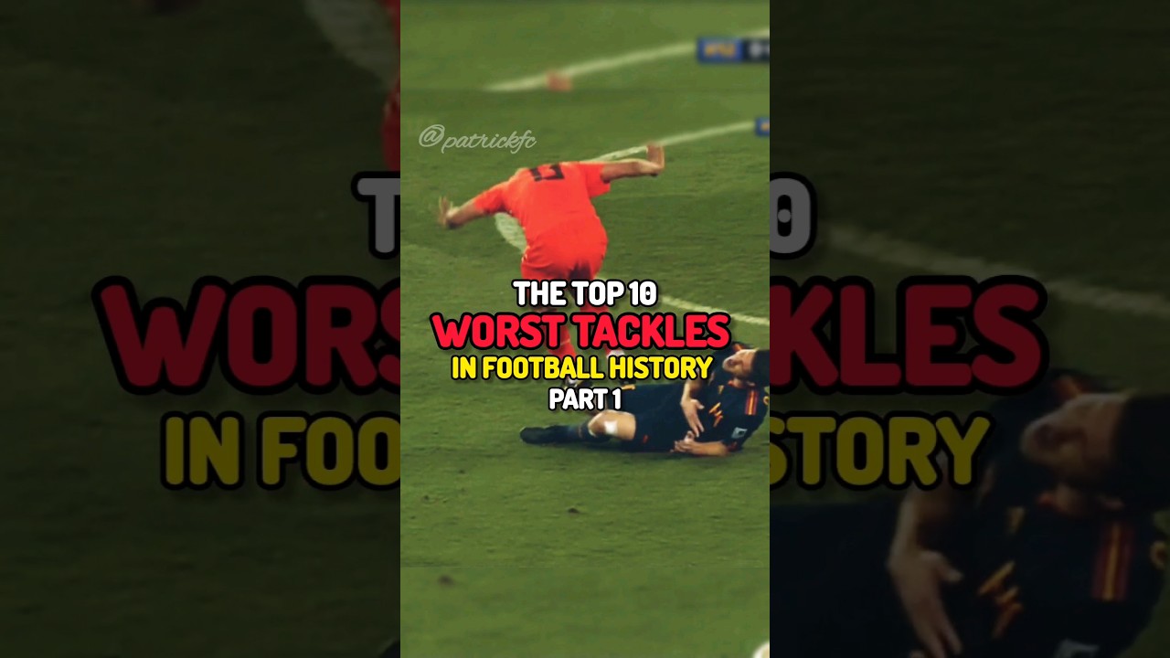 Top 10 Worst Football Tackles of All Time ⚽