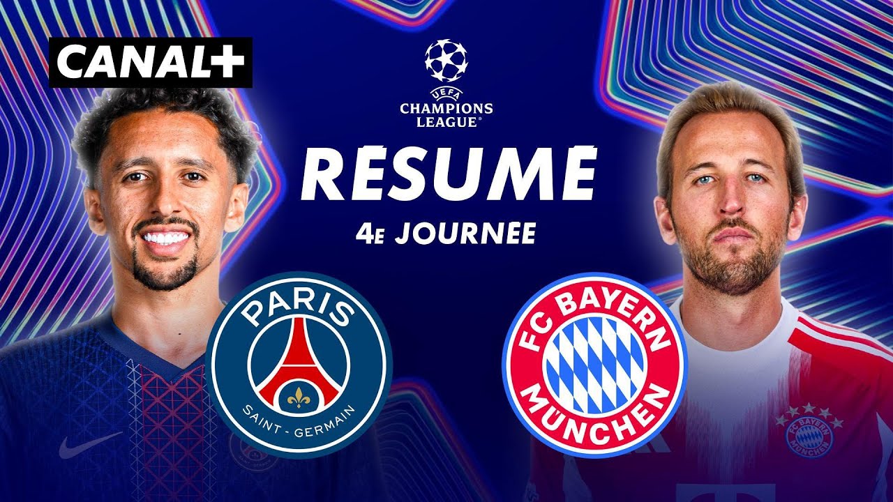 Résumé du match PSG contre Bayern Munich - Ligue des champions 2025-26 (J4)