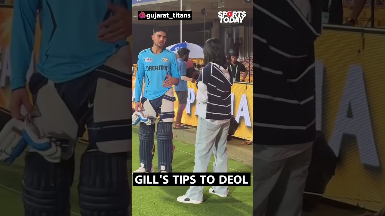 Shubman Gill Shares Batting Tips with Harleen Deol 🏏