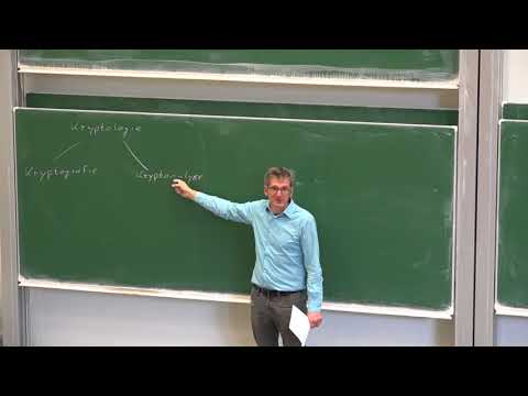 Vorlesung 1: Einführung in die Kryptographie von Christof Paar