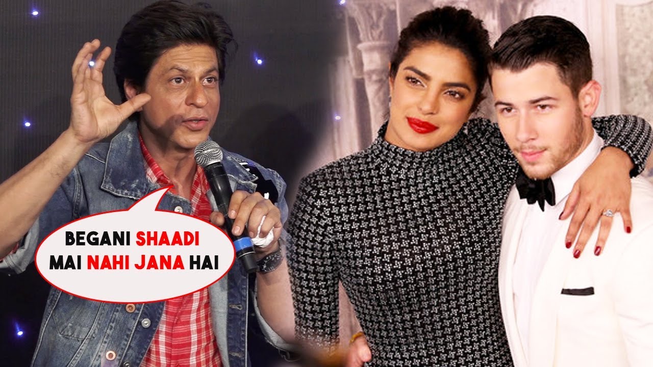 Shah Rukh Khan's Funny Reaction to Priyanka-Nick's Wedding 🎉