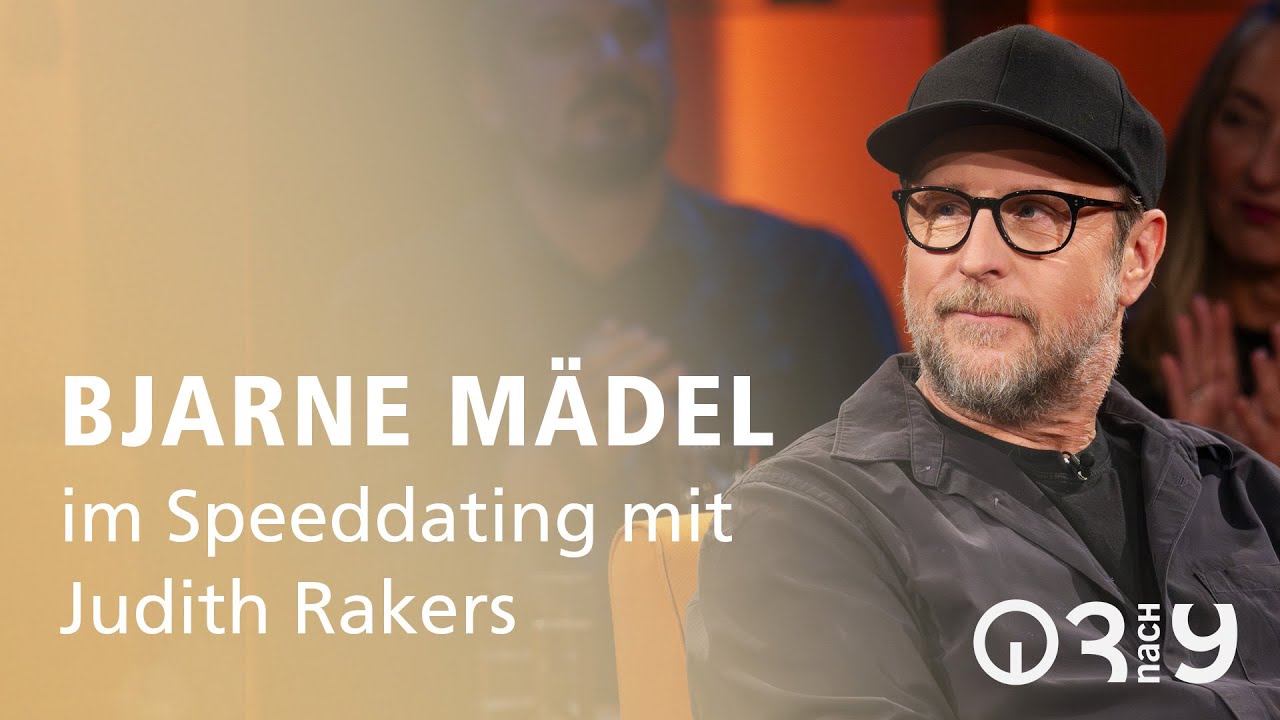 Bjarne Mädel im Speeddating mit Judith Rakers – Lustige Einblicke bei 3nach9 🎙️