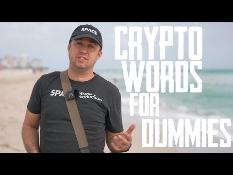 Crypto Words and Acronyms for Dummies