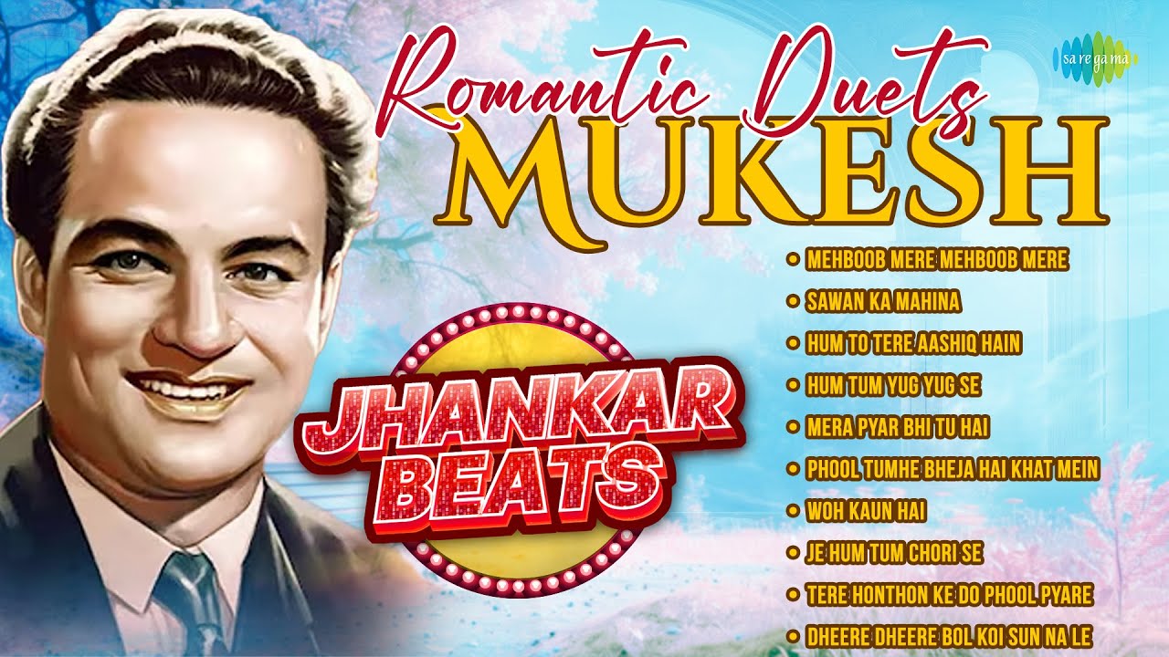 Romantic Mukesh Duets 🎶 | Mehboob Mere & Sawan Ka Mahina | Classic Hindi Love Songs