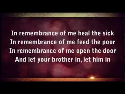 Remembrance of Me Worship Video ๐
