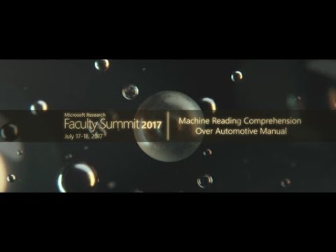 Video Abstract:ย Machine Reading Comprehension over Automotive Manual