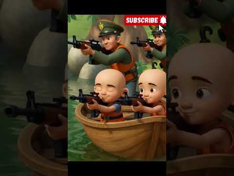upin dan ipin menjadi tentara militer #upinipin