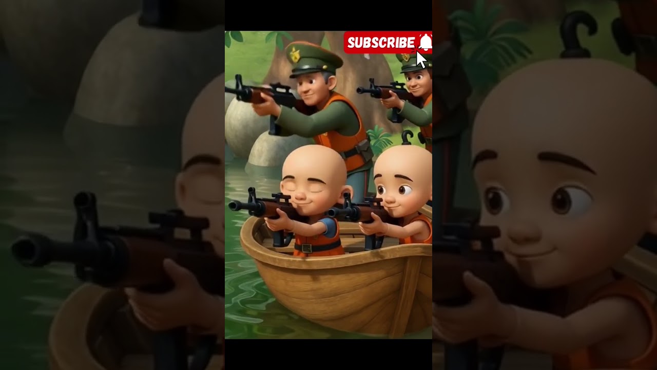 Upin dan Ipin Menjadi Tentara Militer