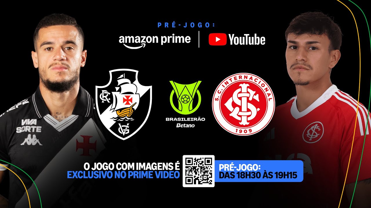 VASCO DA GAMA vs INTERNACIONAL AO VIVO 🏟️ Pré-Jogo