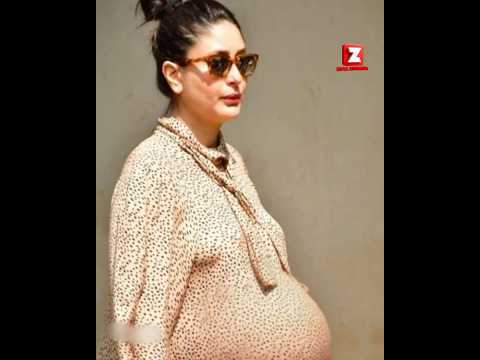 3rd time Pregnant Kareena Kapoor Flaunting Her Baby Bump outside a Clinic💖