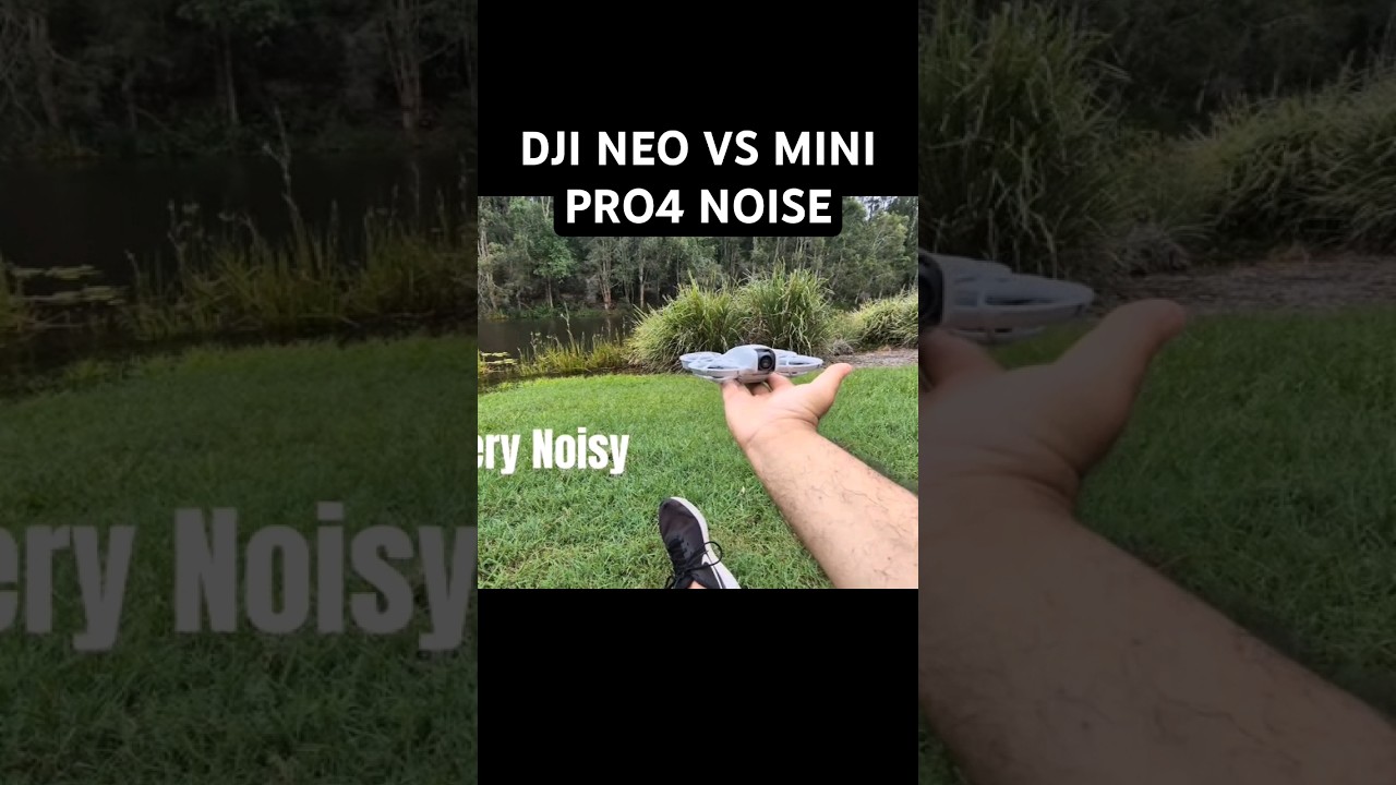 DJI Neo vs. MINI Pro 4 Noise Comparison