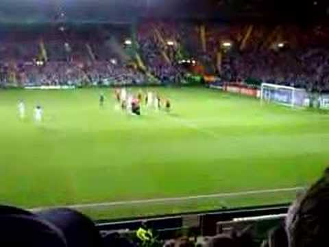 Nakamura's Winning Free Kick vs Man Utd ⚽