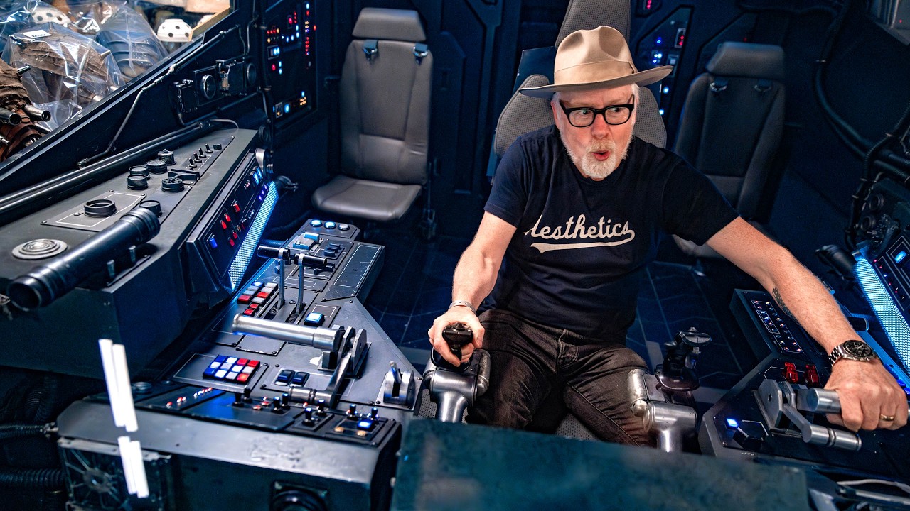 Adam Savage Visits The New Razor Crest 🚀