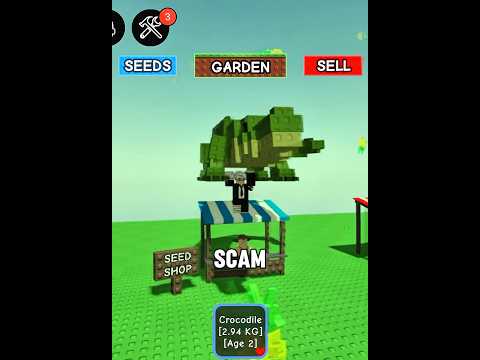 Crocodile Is a Mythical SCAM in Grow a Garden #roblox #growagarden