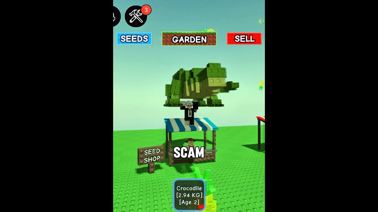 Beware: Crocodile Mythical Scam in Grow a Garden! 🚫