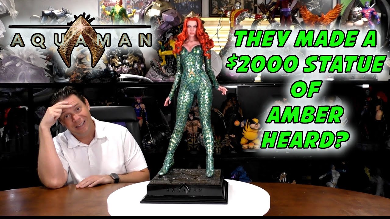 They made a $2000 STATUE of CRAZY AMBER HEARD! JND MERA STATUE Review