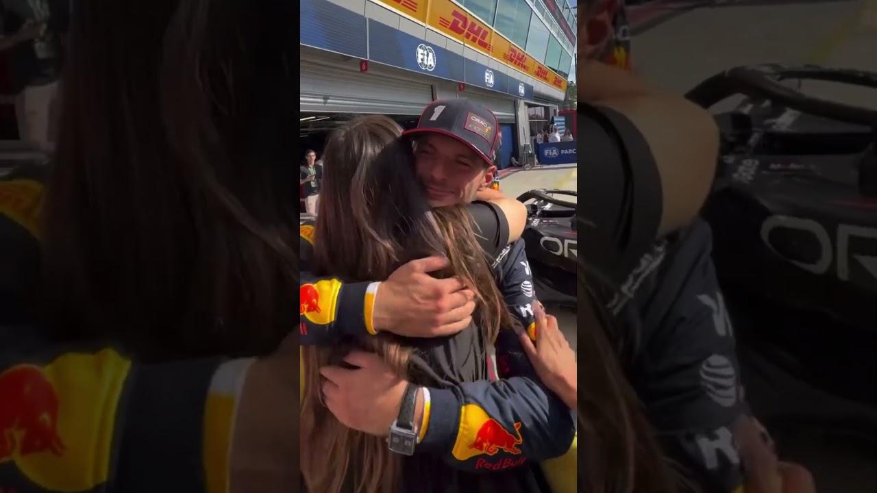 Max Verstappen Celebrates Monza Victory with Kelly Piquet 🏁