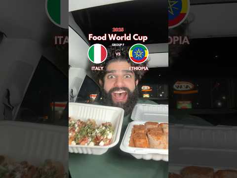 Italy vs Ethiopia - Food World Cup