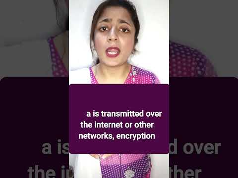 How encryption works in cyber security? shorts #viralshorts