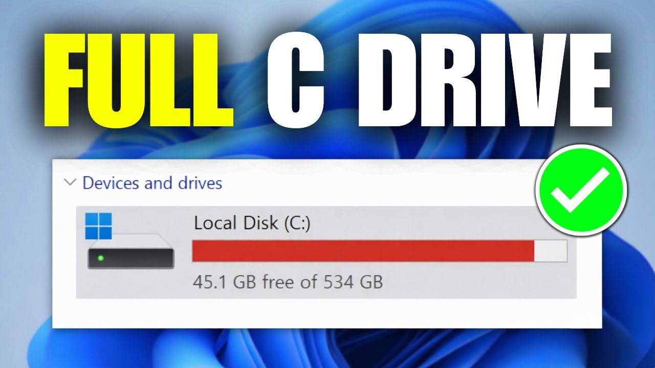 Fix C Drive Full Issue on Windows 11 🛠️