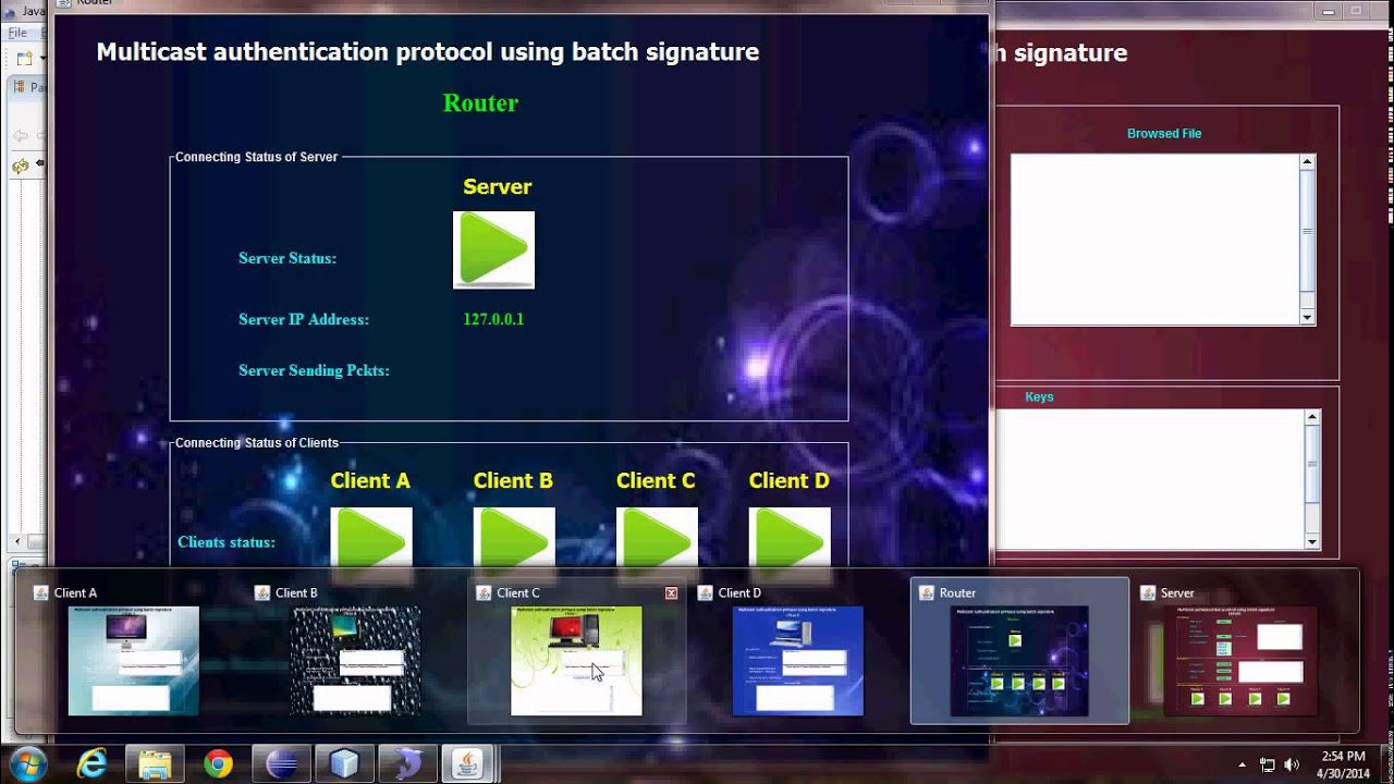 Multicast Authentication based using Batch Signature