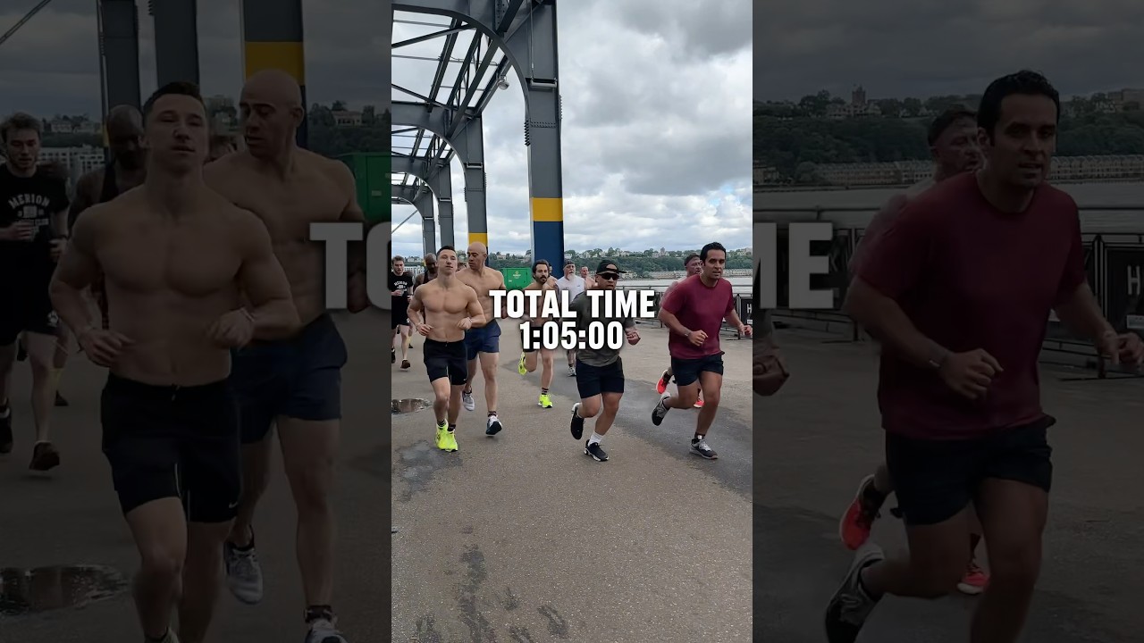 HYROX NYC 2025 Men’s Doubles Finish in 1:05:00