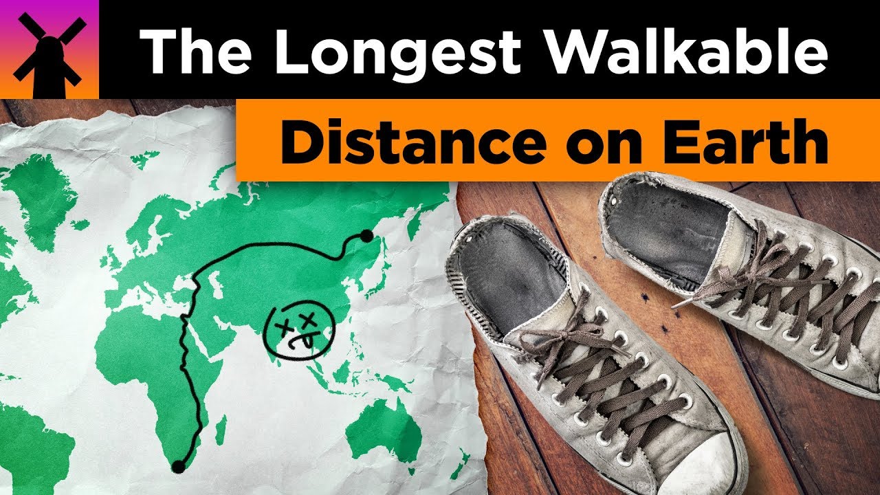 Longest Walkable Distance on Earth 🌍