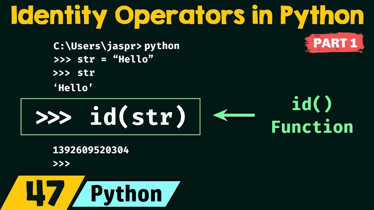 Master Python's Identity Operators: A Beginner's Guide 🐍 (Part 1)