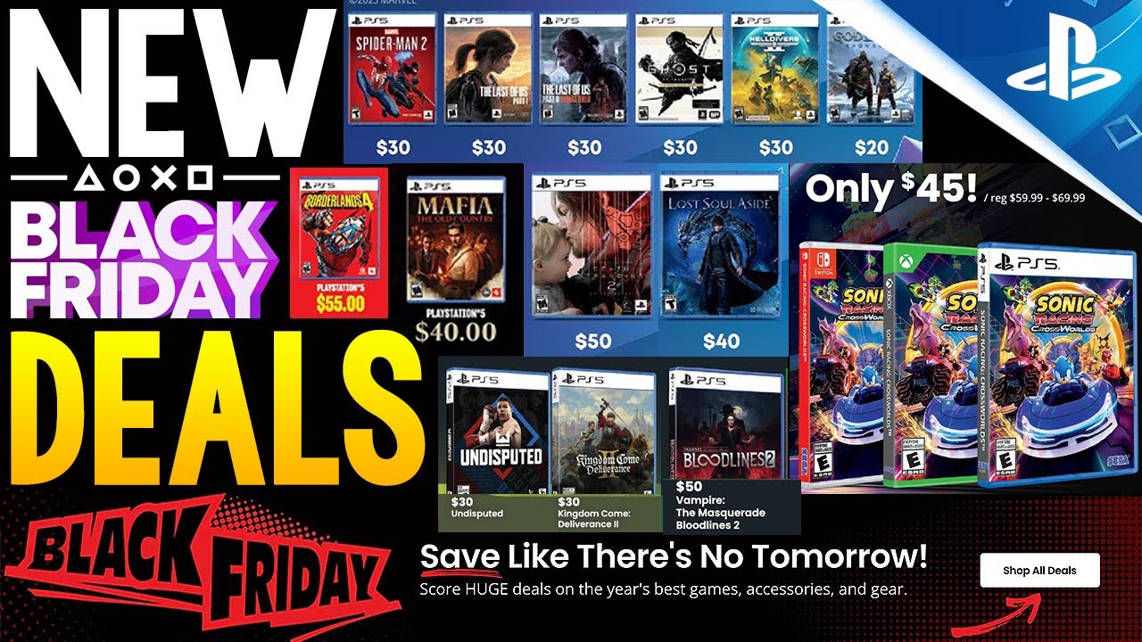 PlayStation Black Friday 2025 Deals: PS5 & More ๐ฎ