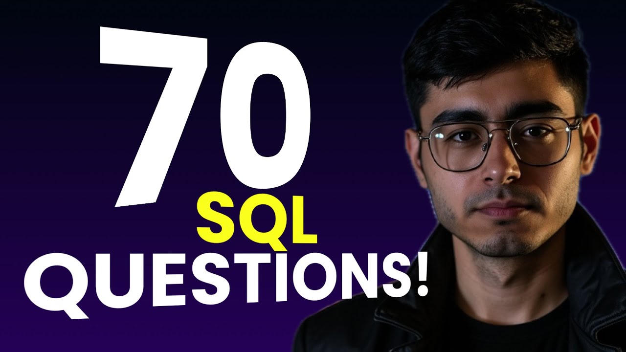 Solve 70 SQL Questions in 3 Hours | Master SQL Practice