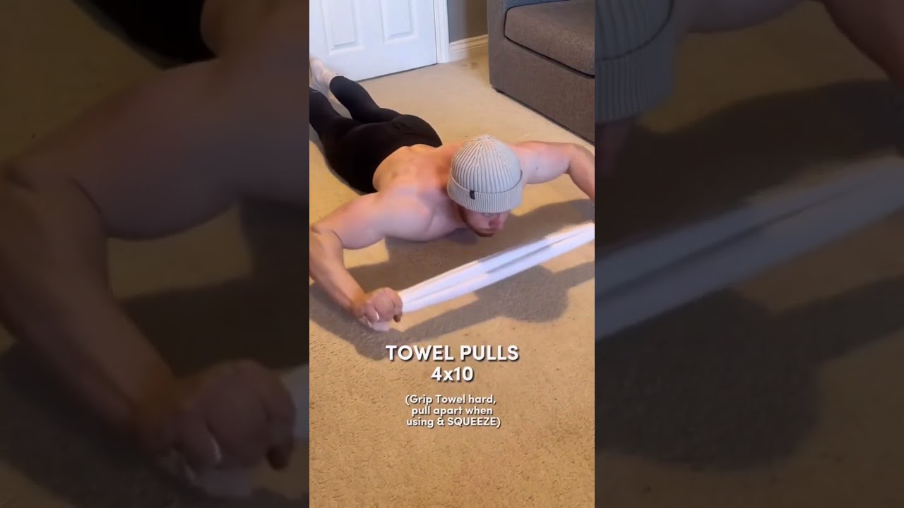 Home Back Workout - No equipment! 🚫✅ #homeworkout #workoutathome #backworkout #calisthenics