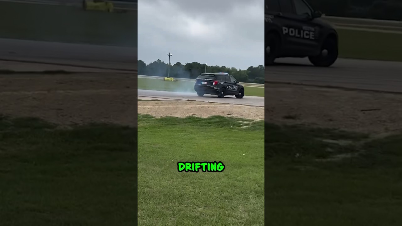 Texas Cop Executes Impressive Drift During Training 🚓