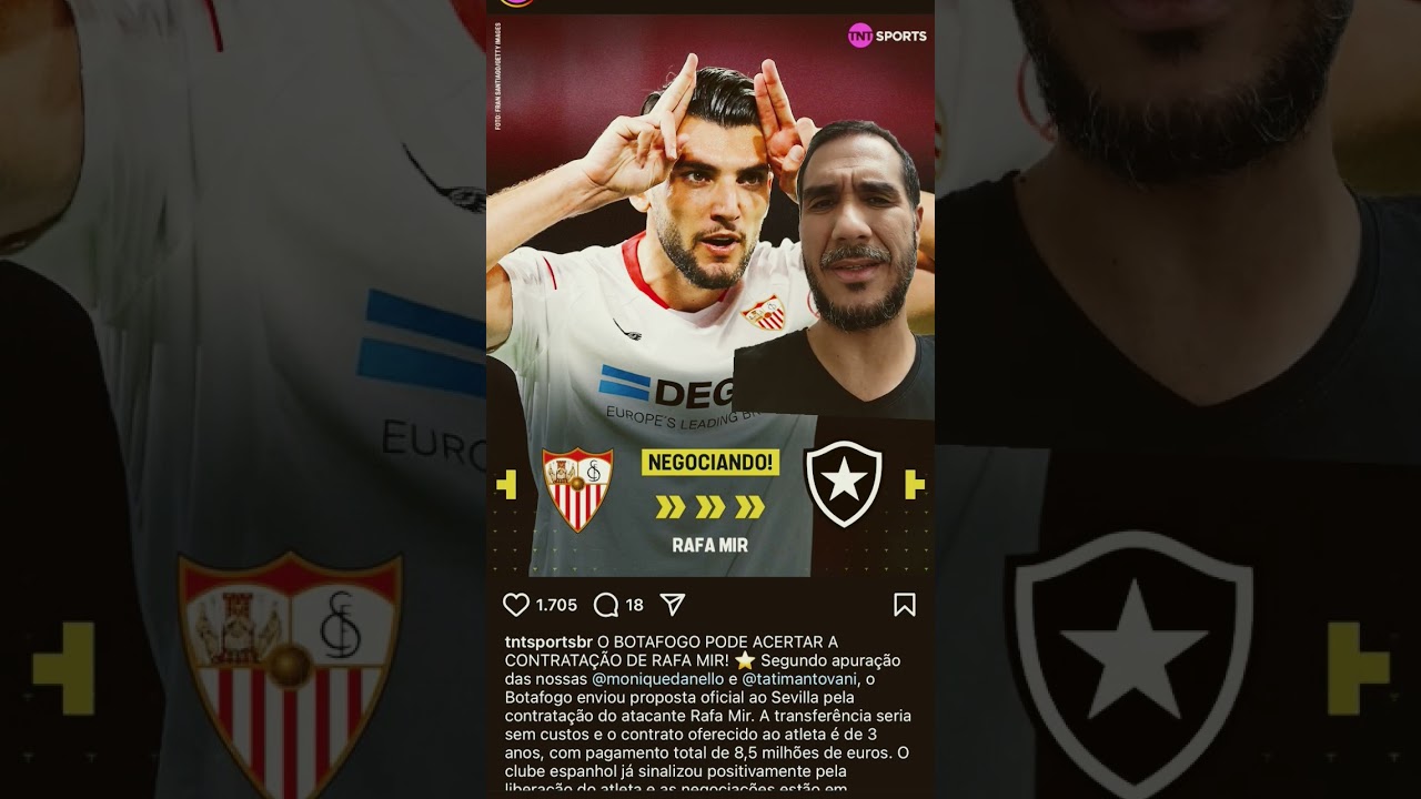 Atacante Espanhol Rafa Mir em Negociações com o Botafogo ⚽