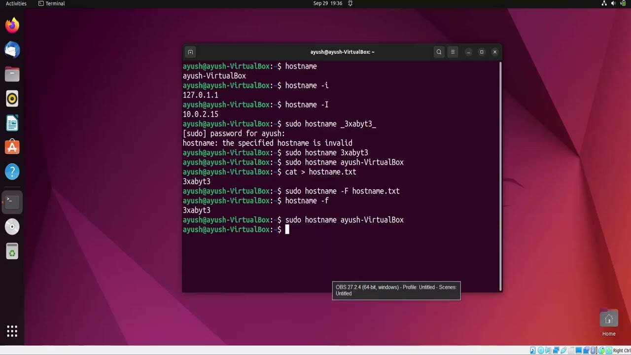 Set Hostname & Domain Name on Linux Server 🖥️