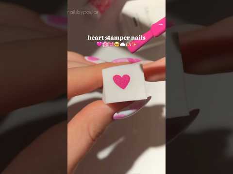 Stempel Nägel 💗 #nails