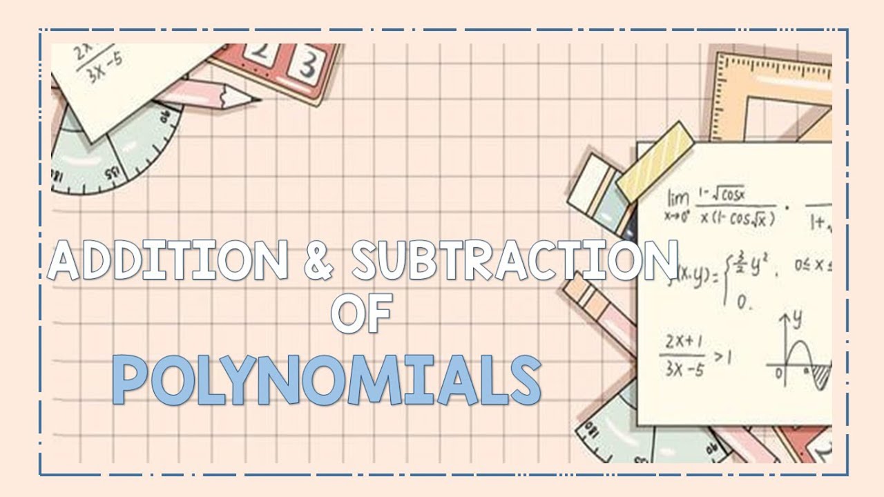 Mastering Addition & Subtraction of Polynomials π | Easy Math Animation